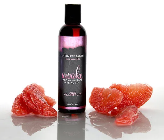 Intimate Earth Awake Aromatherapy Massage Oil