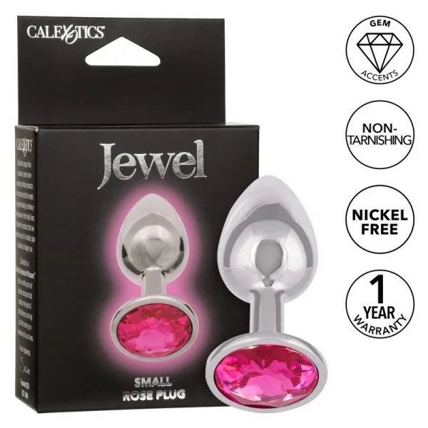 Jewel Rose Small Anal Plug 2.25 by Cal Exotics