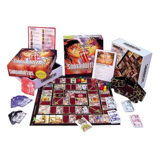 Joc erotic SOLOADULTOS. cu provocări și teste senzuale pentru cupluri. în limba spaniolă