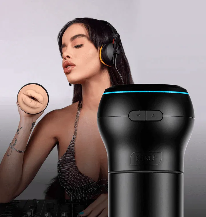 Kiiroo PowerBlow   Feel Victoria June Mouth Combo Set