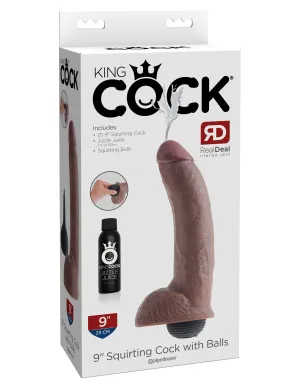 King Cock 9 Squirting Cock with Balls