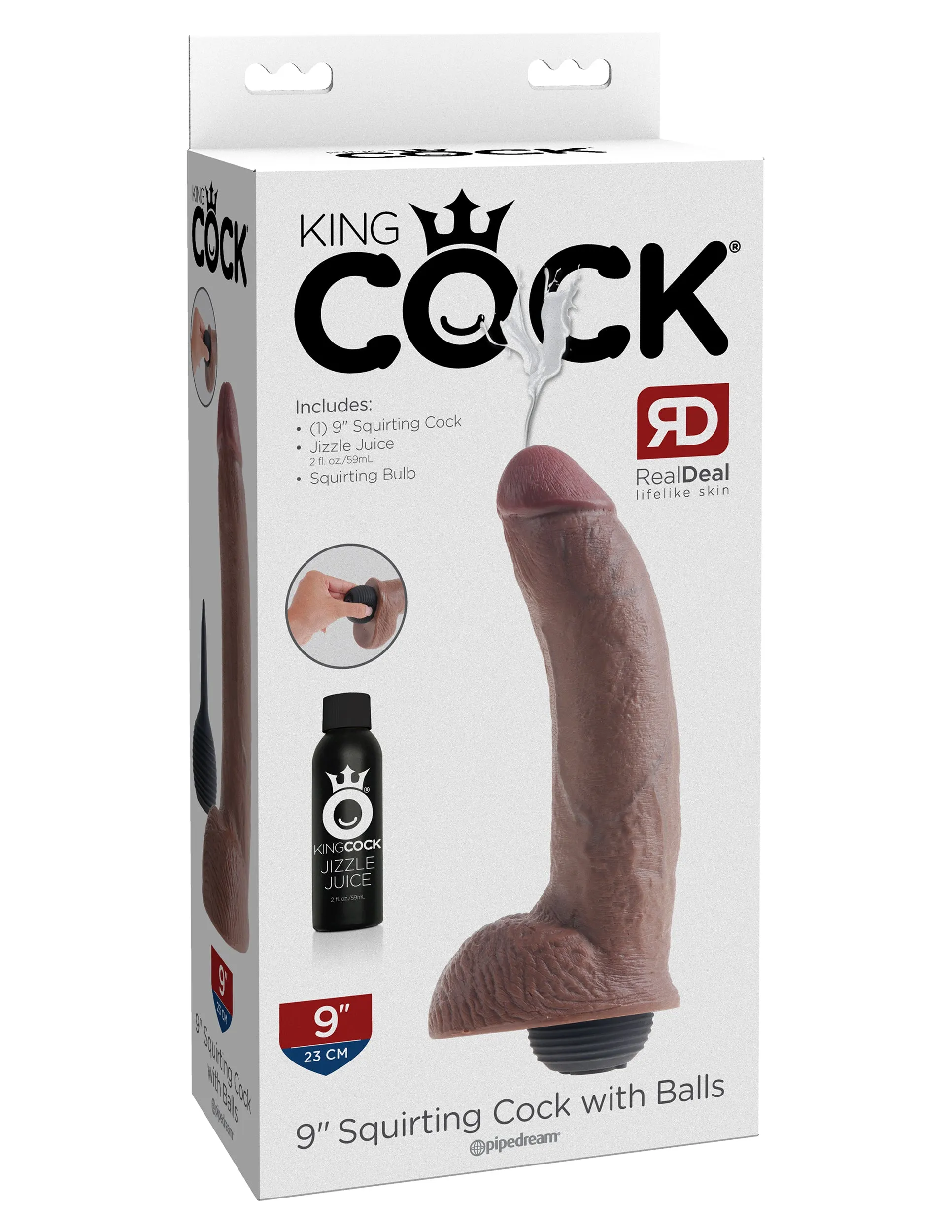 King Cock 9 Squirting Cock with Balls
