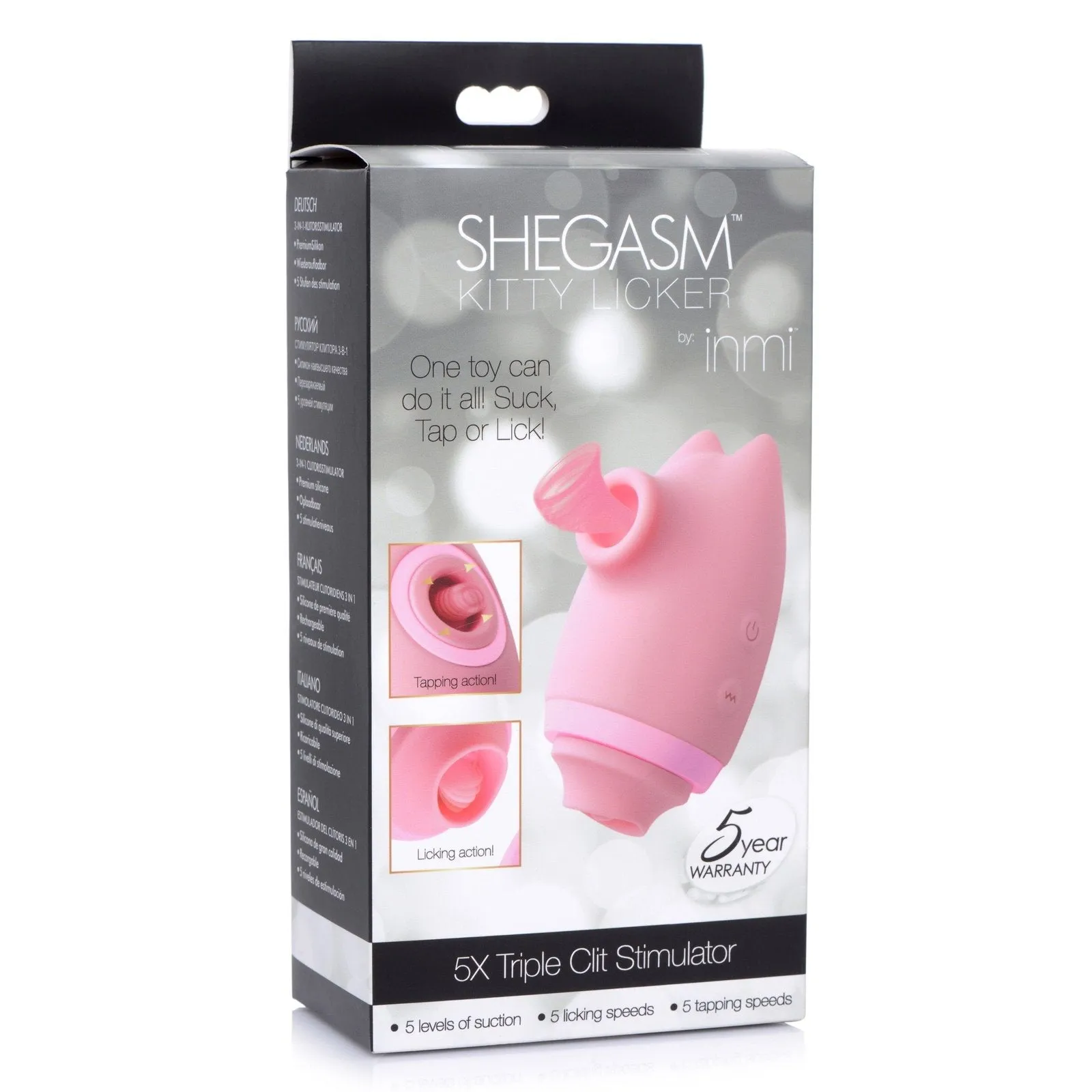 Kitty Licker 5x 3 In 1 Clit Stimulator