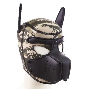 Leather Sponge SM Dog Head Set Mask Breathable