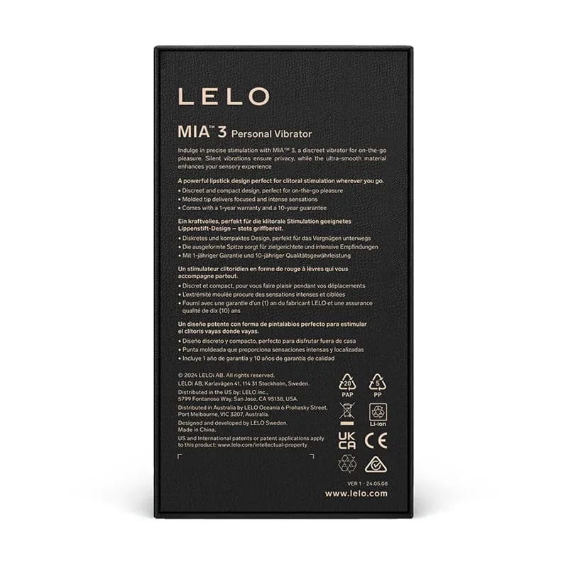Lelo Mia 3 Bullet Vibrator
