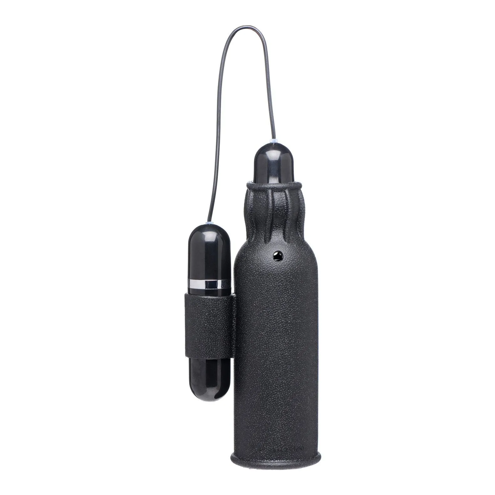 Lightning Stroke Silicone Stroker With Vibrating Bullet