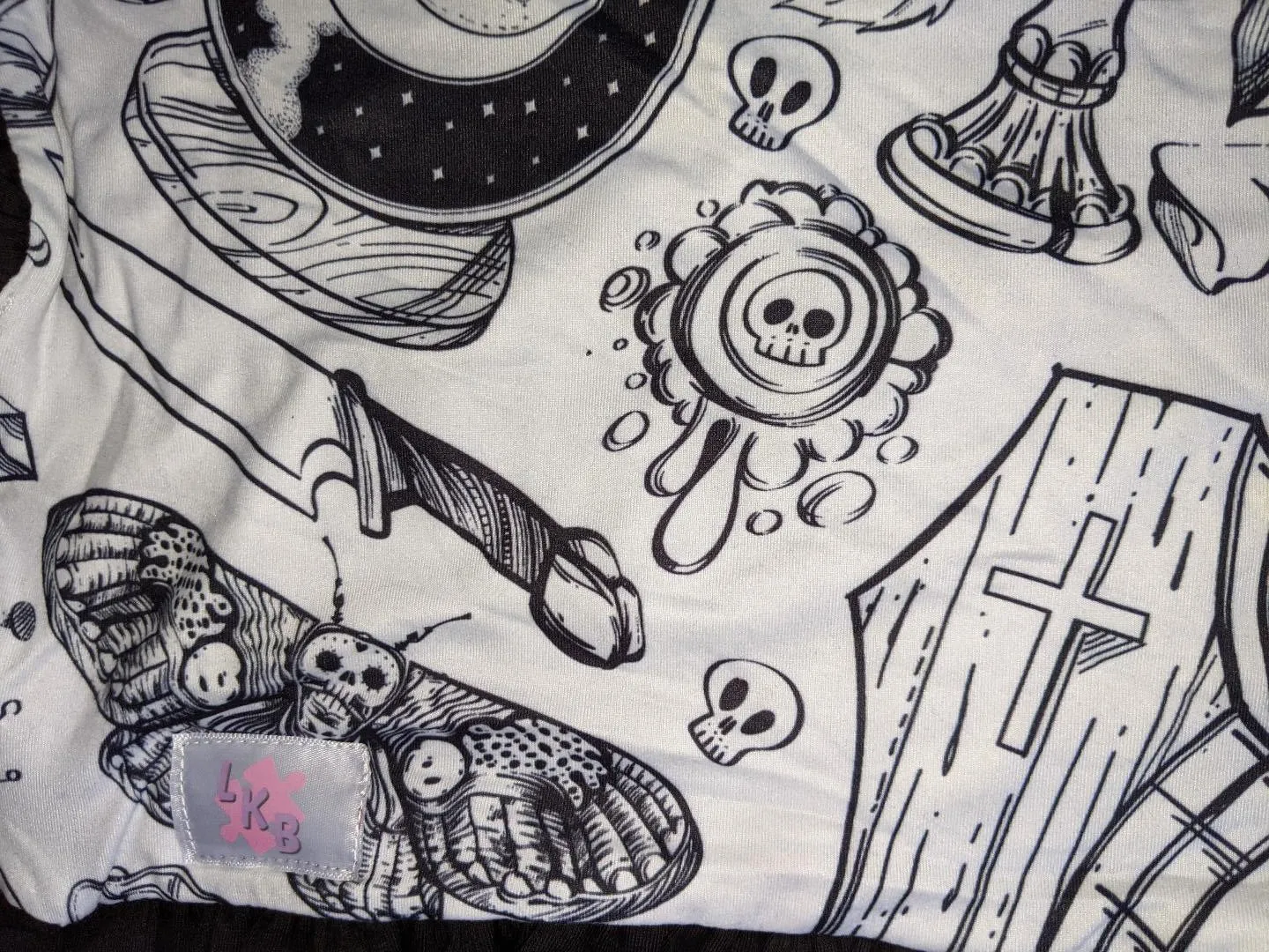 Lil Goth Baby Snuggle Blanket Large