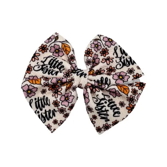 Little Sister Boho Heirloom Floral Butterfly and Dainty
