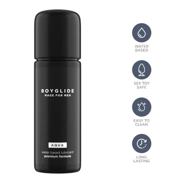 Lubrifiant anal BOYGLIDE Made for Men - Aqua. pe bază de apă. compatibil cu prezervative. 30 ml