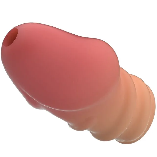 Manșon PRETTY LOVE Jeremy. pentru îngroșarea penisului. întârzierea ejaculării și stimulare. din TPR. culoarea pielii