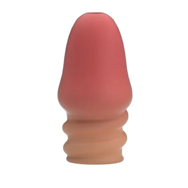 Manșon PRETTY LOVE Jeremy. pentru îngroșarea penisului. întârzierea ejaculării și stimulare. din TPR. culoarea pielii