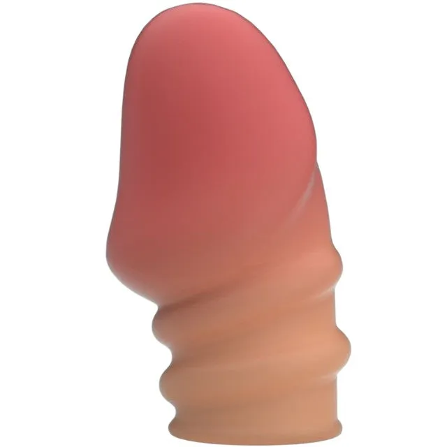 Manșon PRETTY LOVE Jeremy. pentru îngroșarea penisului. întârzierea ejaculării și stimulare. din TPR. culoarea pielii