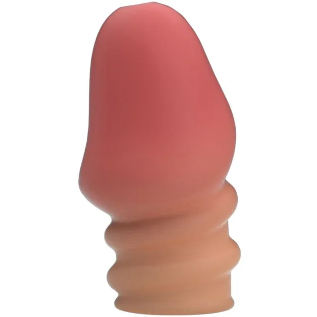 Manșon PRETTY LOVE Jeremy. pentru îngroșarea penisului. întârzierea ejaculării și stimulare. din TPR. culoarea pielii