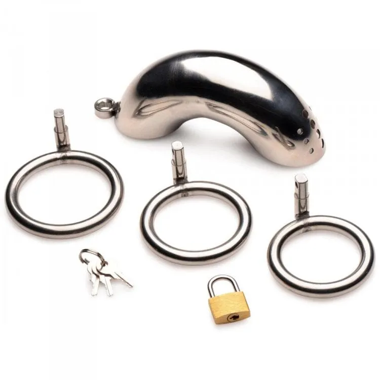 Master Series Forged Captor Chastity Cage