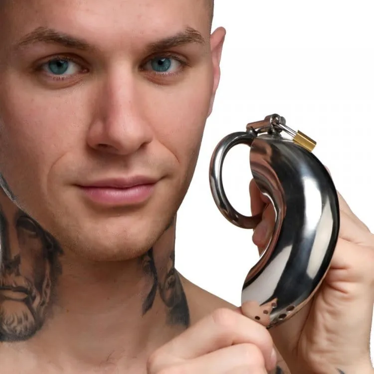 Master Series Forged Captor Chastity Cage