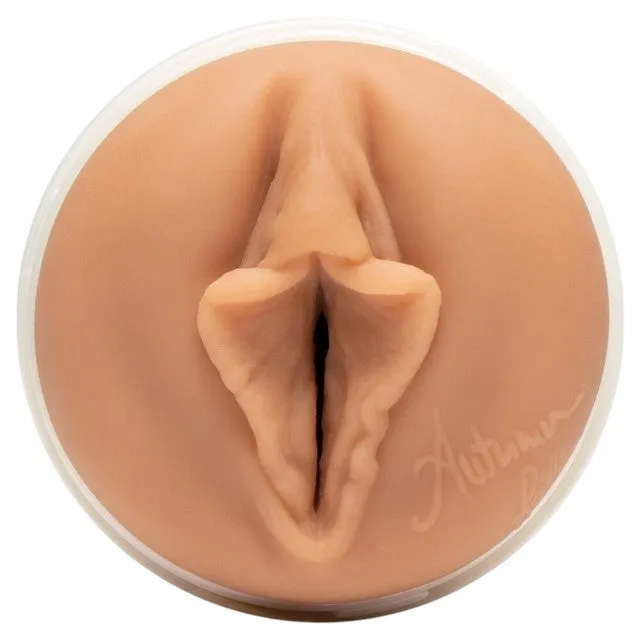Masturbator manual FLESHLIGHT GIRLS Autumn Falls. canal texturat pentru simulare vaginală realistă. lungime 25 cm. alb