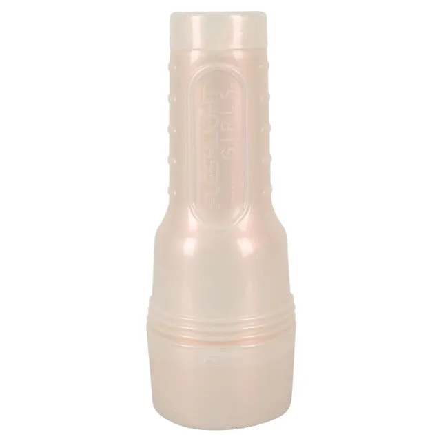 Masturbator manual FLESHLIGHT GIRLS Autumn Falls. canal texturat pentru simulare vaginală realistă. lungime 25 cm. alb