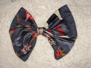 Merry Krampus Fabric Hair Bow *