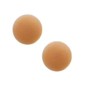 Neva Nude - Yummy Skin Invisible Reusable Silicone Pasties Nipple Covers O/S (Mocha)
