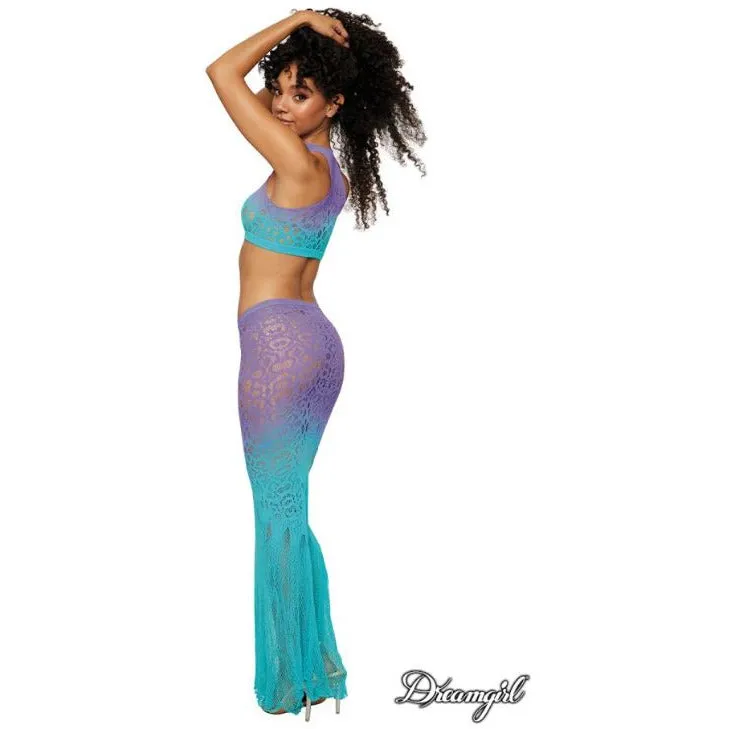 Ombre Long Skirt 2pc by Dreamgirl