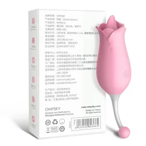 Omysky 2 in 1 Rose Style High Frequency Vibrator