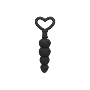 Ouch! Silicone Anal Love Beads Black
