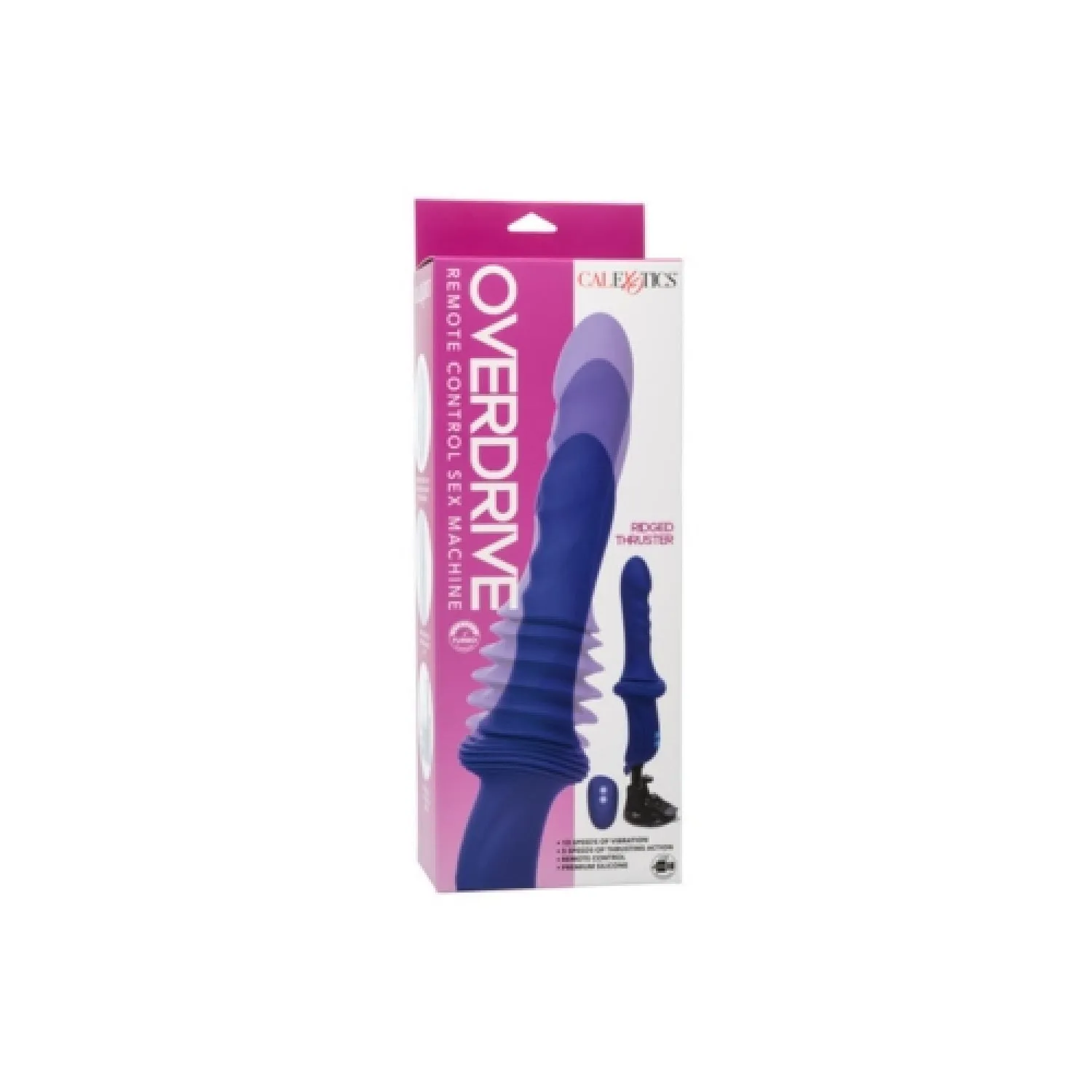 Overdrive Remote Control Sex Machine Ridged Thruster