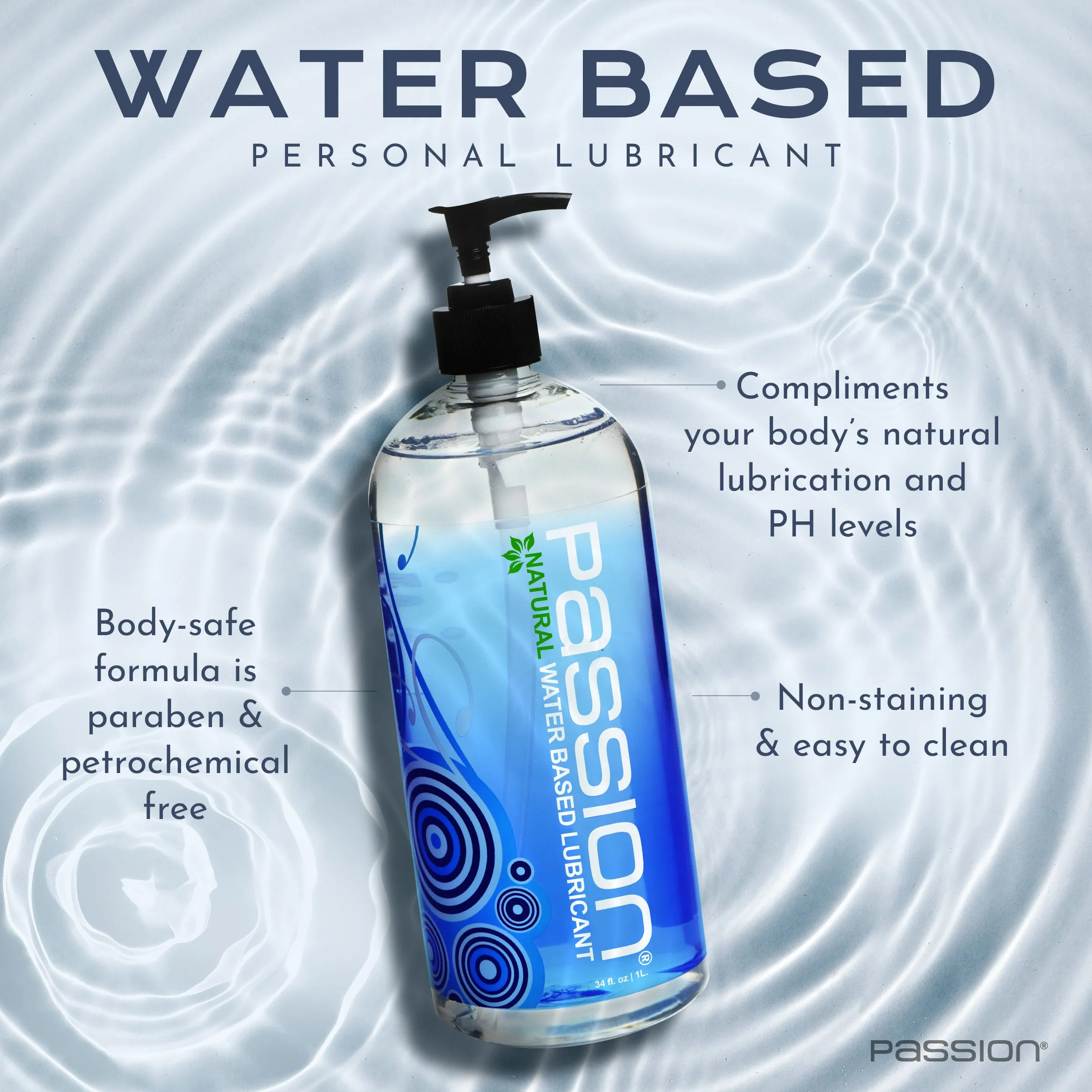 Passion Natural Water-Based Lubricant