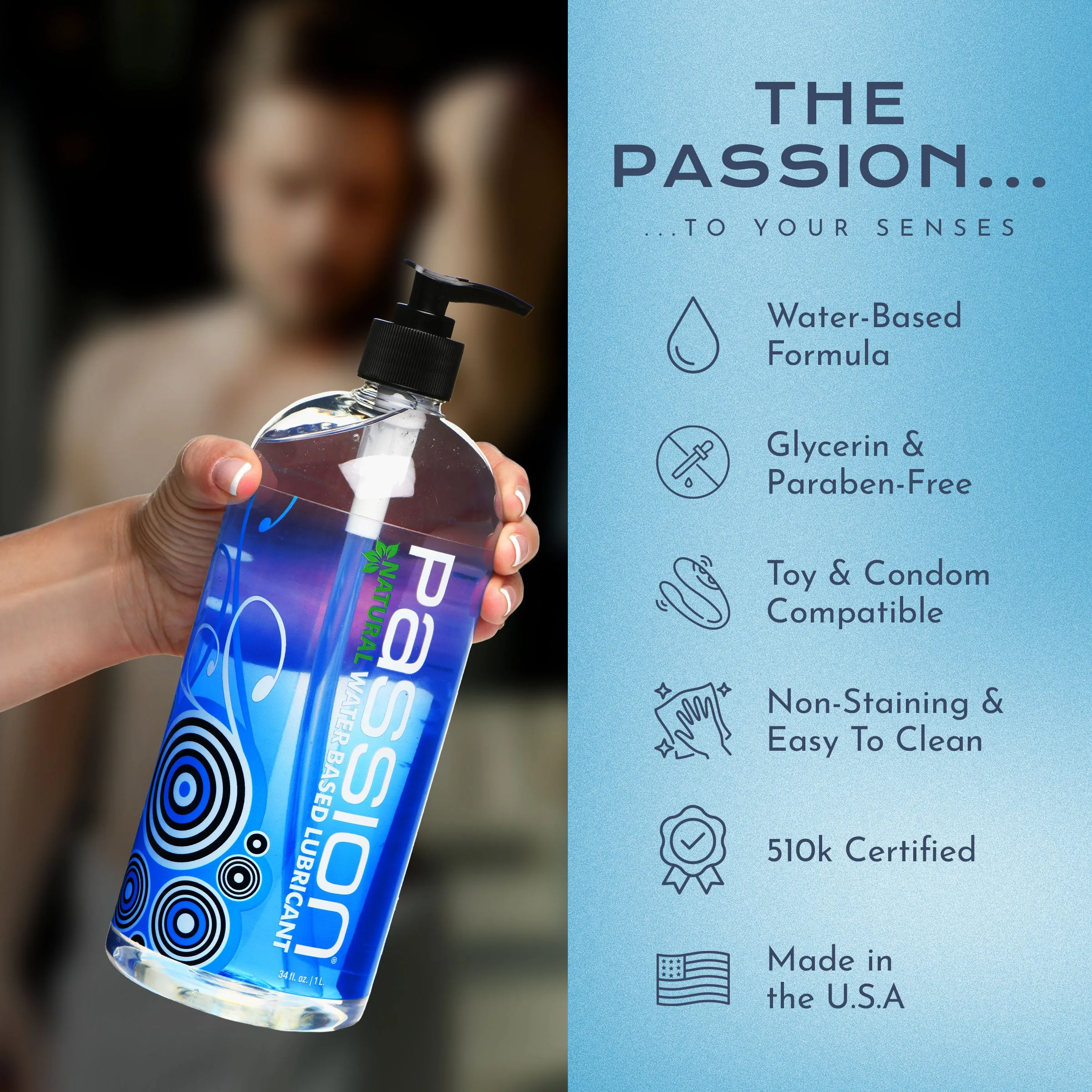 Passion Natural Water-Based Lubricant