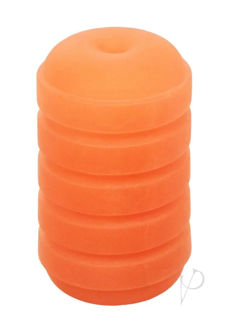 Pop Sock Ribbed Stroker Orange