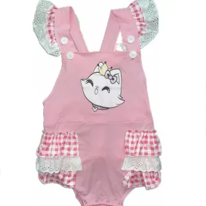 Princess Kitty Ruffle Romper