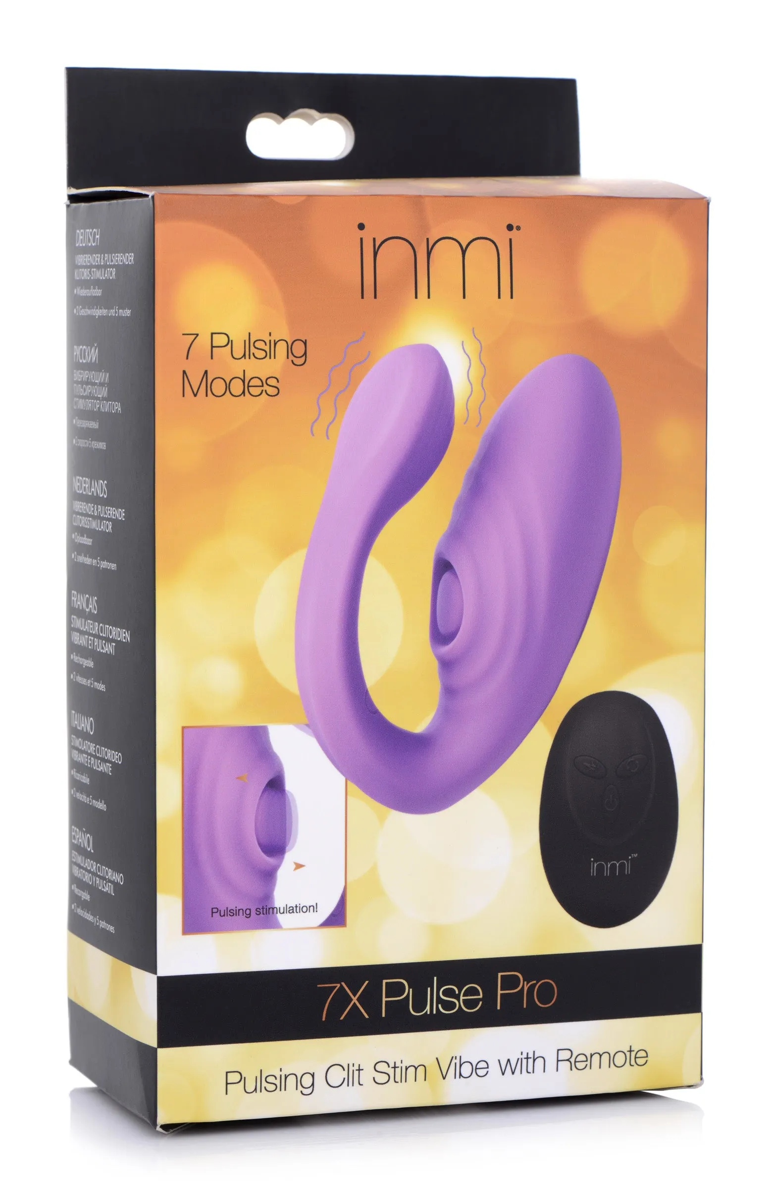 Pulsating Clit Stimulating Vibrator With Remote Control