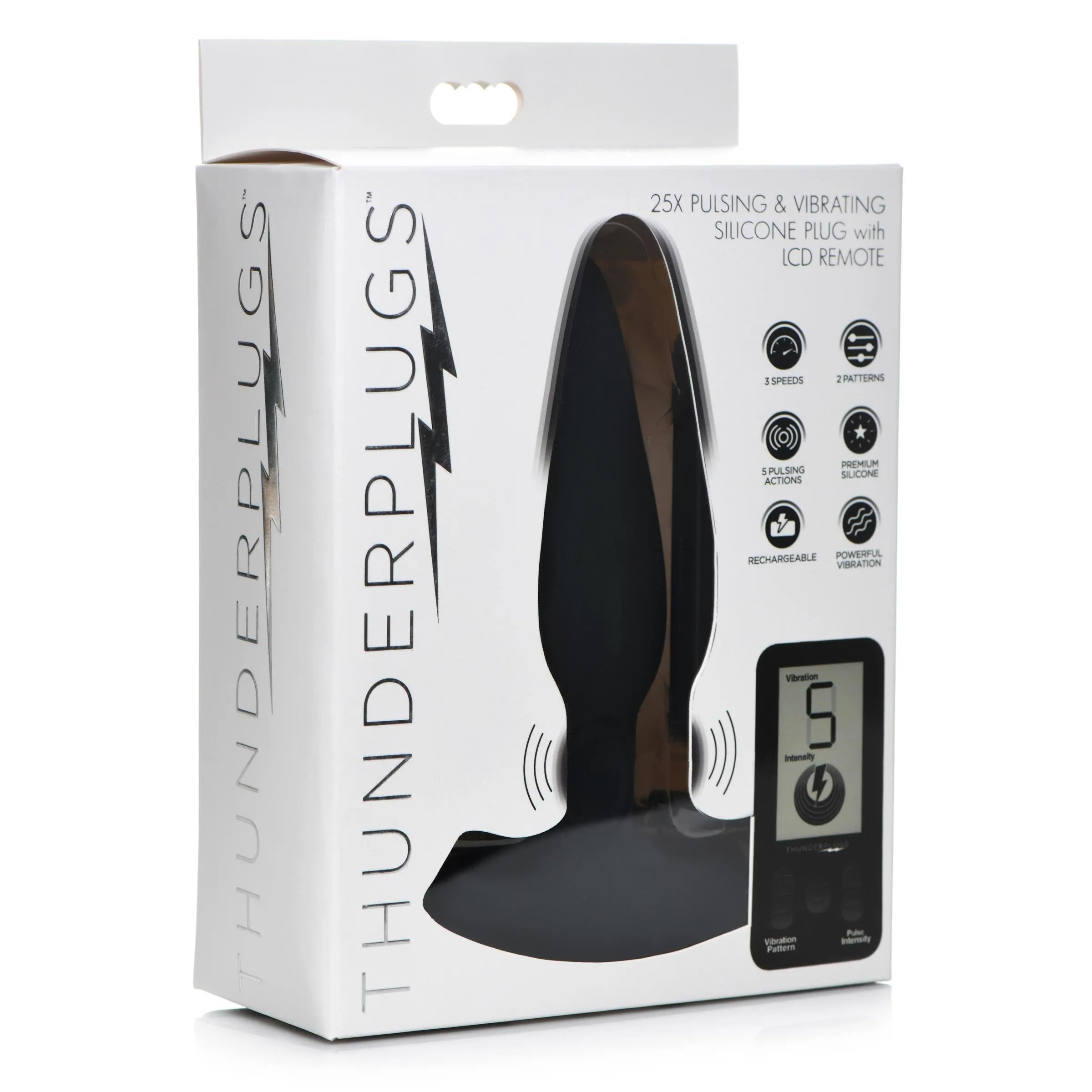 Pulsing And Vibrating Plug With Remote