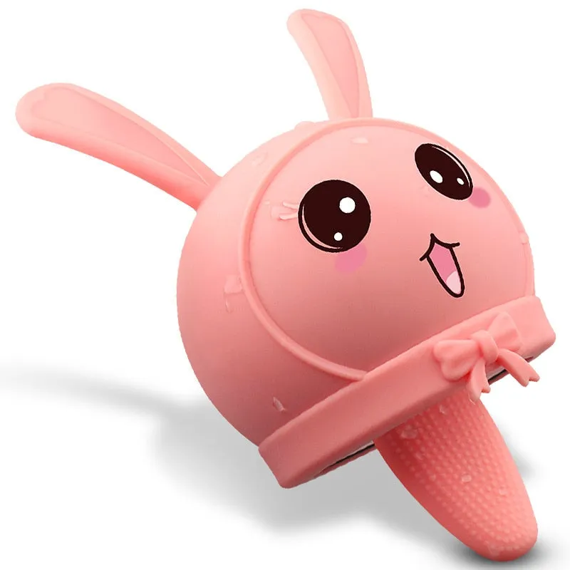 Rabbit Breast Tongue Licking Sucking Heating  Vibrator