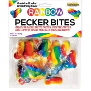 Rainbow Pecker Bites Candy by Hott Products