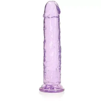 Realrock Crystal Clear Straight Dildo 11 by Shots