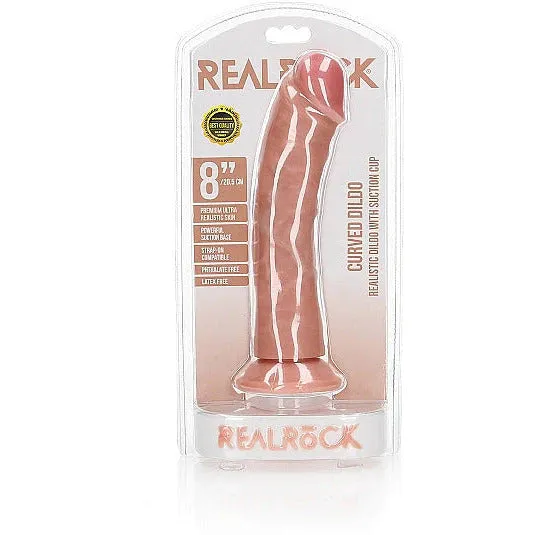 Realrock Curved Realistic Dildo 8 by Shots
