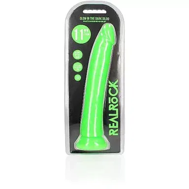 Realrock Glow In The Dark Slim Dildo 11 by Shots