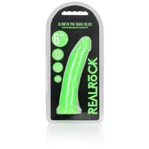 Realrock Glow In The Dark Slim Dildo 6 by Shots