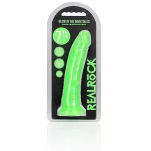Realrock Glow In The Dark Slim Dildo 7 by Shots