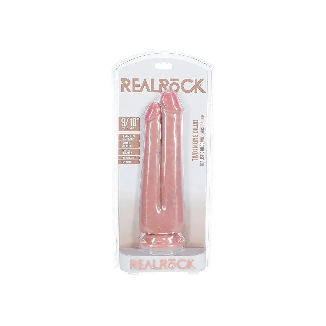Realrock Two in One Realistic Dildo 9 & 10 by Shots