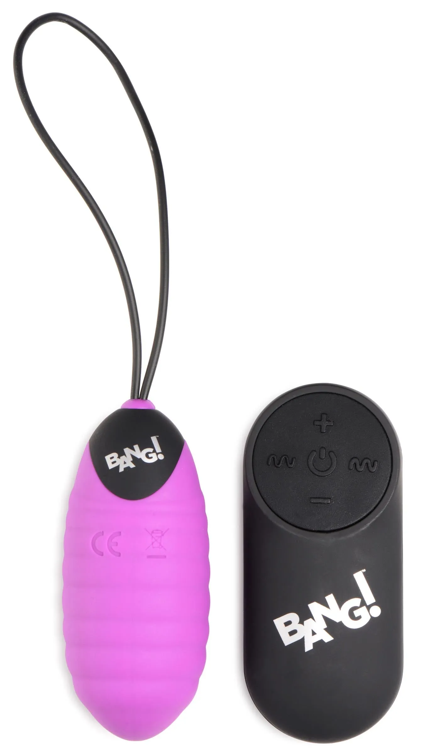 Ribbed Vibrating Egg With Remote Control