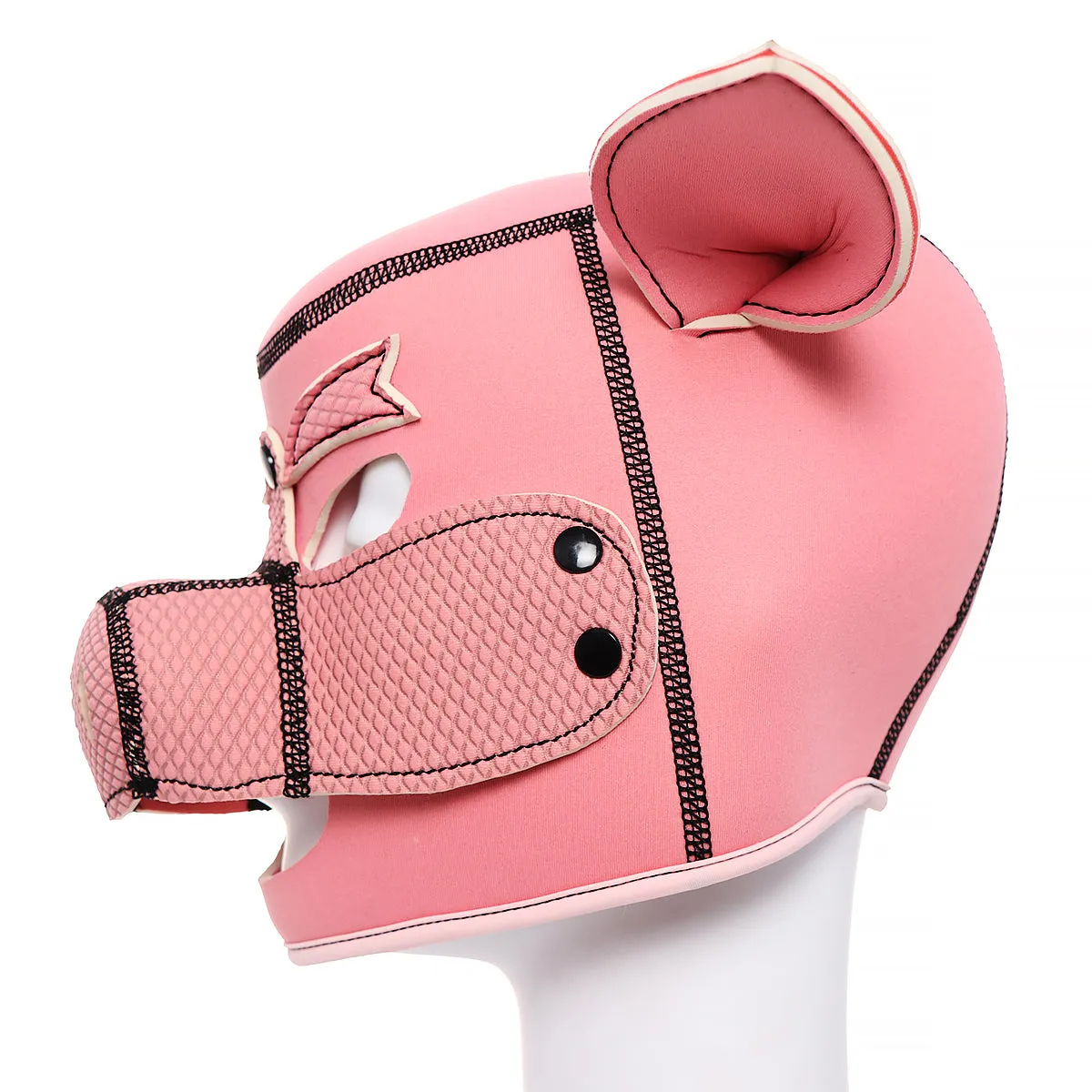 Rimba Neoprene Pig Mask | BDSM Unisex | Fetish | Pink