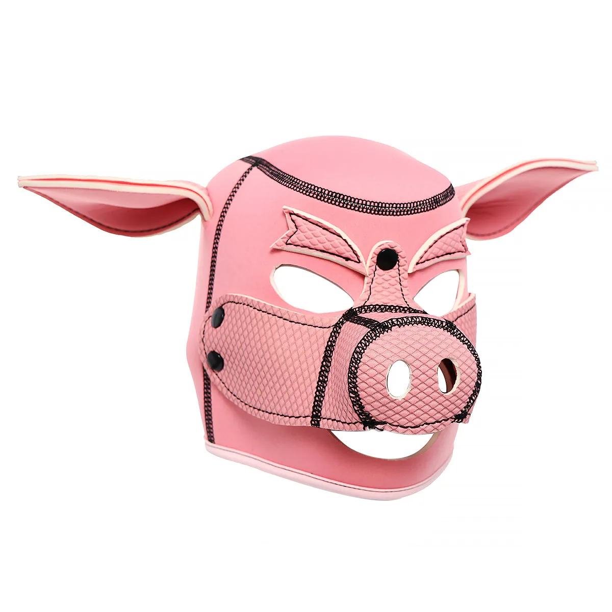Rimba Neoprene Pig Mask | BDSM Unisex | Fetish | Pink