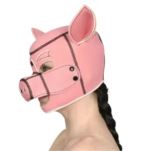 Rimba Neoprene Pig Mask | BDSM Unisex | Fetish | Pink