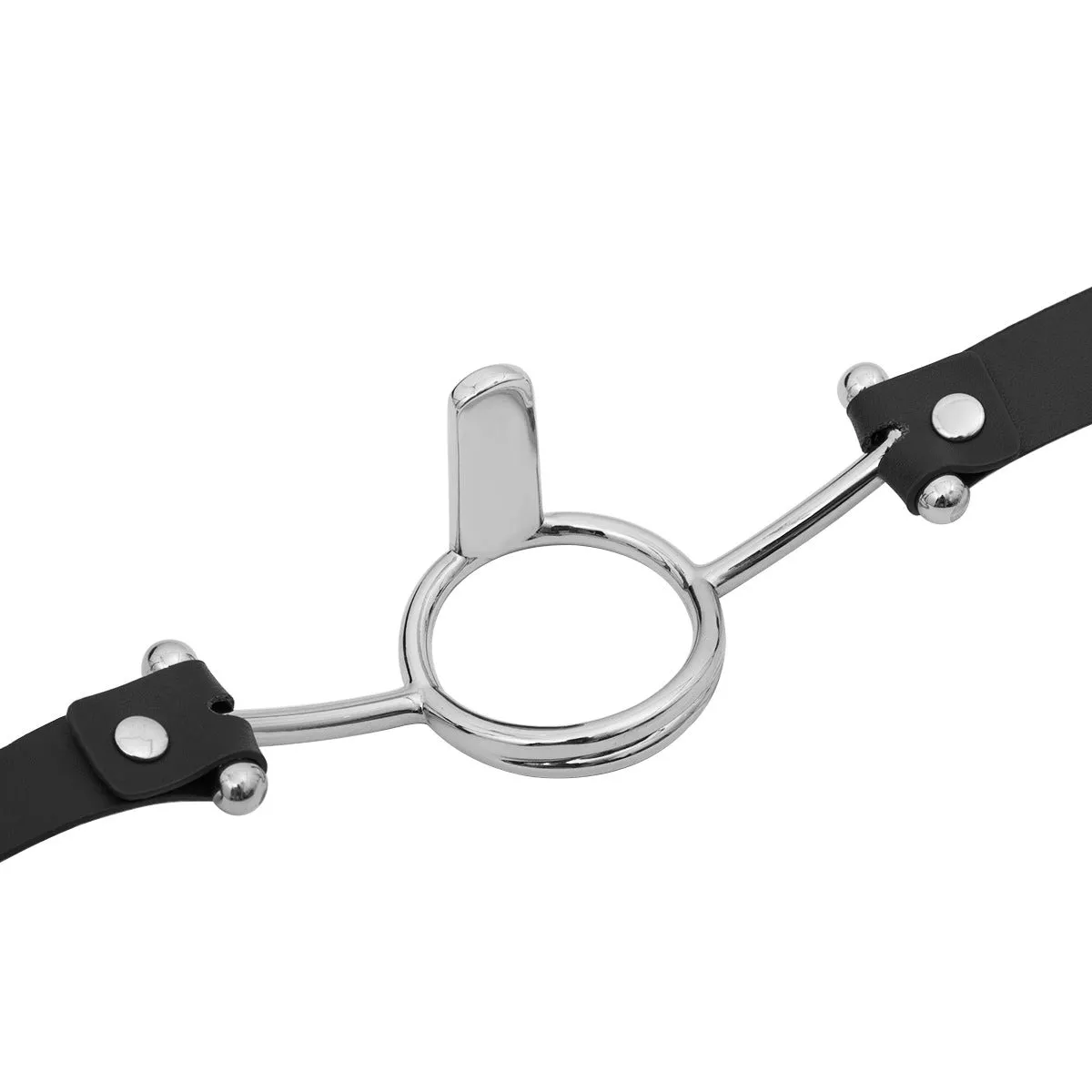 Rose Gold Silver Metal Deep Throat Gag