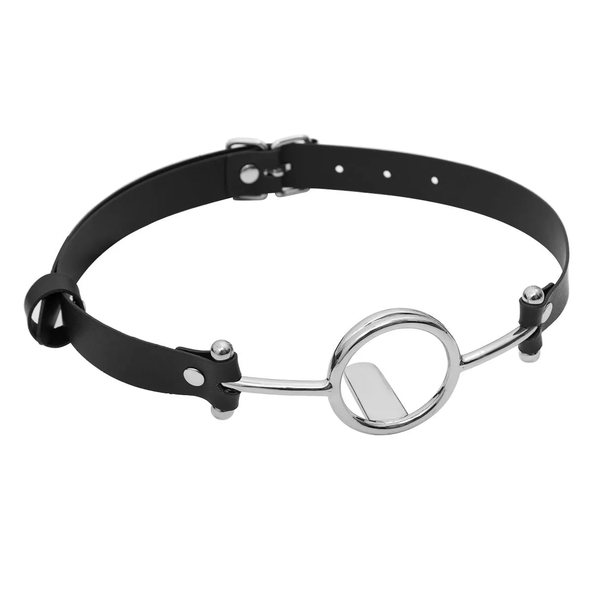 Rose Gold Silver Metal Deep Throat Gag