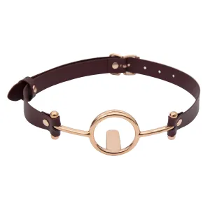 Rose Gold Silver Metal Deep Throat Gag