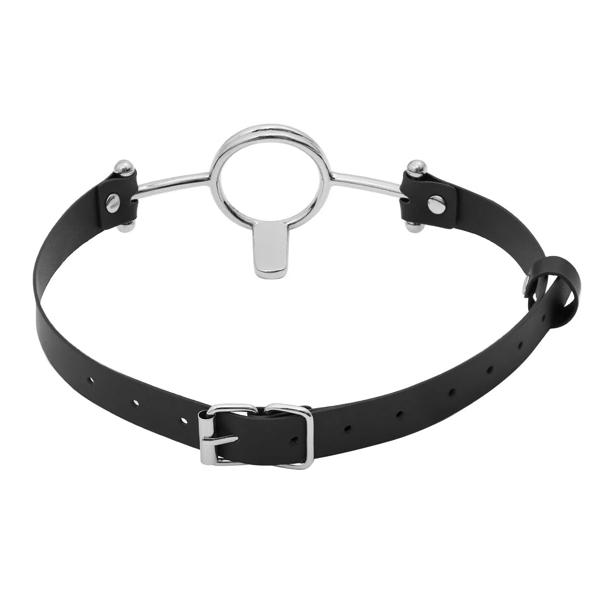 Rose Gold Silver Metal Deep Throat Gag