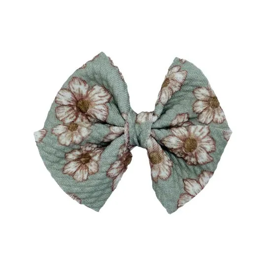Sage Floral Butterfly and Dainty